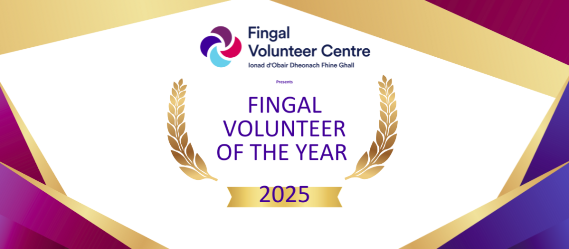 Fingal Volunteer of the Year baaner